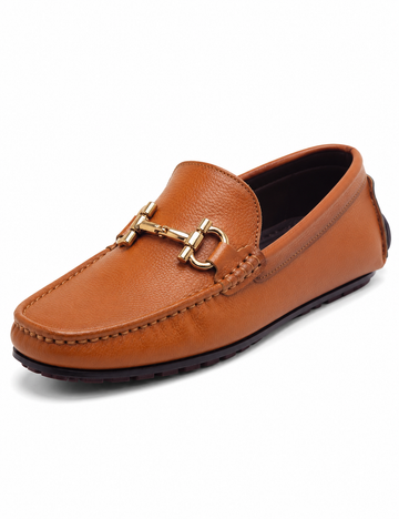 Tusker Verona | Men's Premium Tan Horsebit Loafers