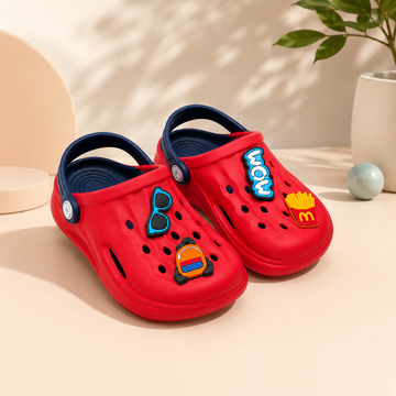Kids FunStep EVA Clogs - Red Navy