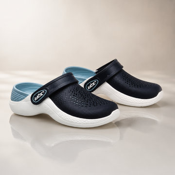 AeroFlex | Men’s Lightweight Waterproof Comfort Clogs Blue White