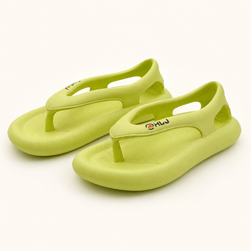 Tusker Imported Waterproof Comfort Unisex Flip-Flops – Lightweight & Cushioned Green
